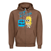 Chestnut Sparkle simpsons Zipper Hoodie - linhVisuals