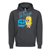 Smoke Sparkle simpsons Zipper Hoodie - linhVisuals