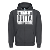 Smoke Straight Outta The First 164 Pages Zipper Hoodie - linhVisuals