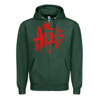 Sports Green The Angels Zipper Hoodie - linhVisuals