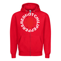 Red the white hot peppers Zipper Hoodie - linhVisuals
