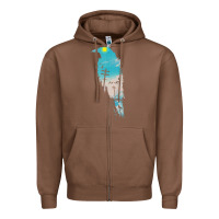 Chestnut raven t  shirt the raven t  shirt Zipper Hoodie - linhVisuals