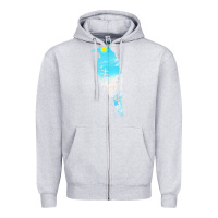 Heather Grey raven t  shirt the raven t  shirt Zipper Hoodie - linhVisuals