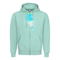 Seafoam raven t  shirt the raven t  shirt Zipper Hoodie - linhVisuals