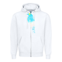 White raven t  shirt the raven t  shirt Zipper Hoodie - linhVisuals