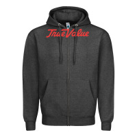 Charcoal Heather True Value Merchandise Zipper Hoodie - linhVisuals