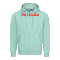 Seafoam True Value Merchandise Zipper Hoodie - linhVisuals