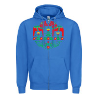 True Royal swedish dala horse folk art t shirt Zipper Hoodie - linhVisuals