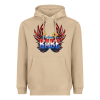 Mushroom All America Babe Heavyweight Hoodie - JahusDesignShop