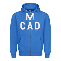 True Royal Minneapolis College of Art and Design Zipper Hoodie - linhVisuals