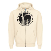 Sandshell Memphis College of Art Zipper Hoodie - linhVisuals