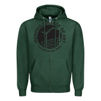 Sports Green Memphis College of Art Zipper Hoodie - linhVisuals