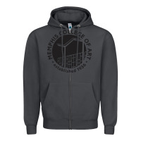Smoke Memphis College of Art Zipper Hoodie - linhVisuals