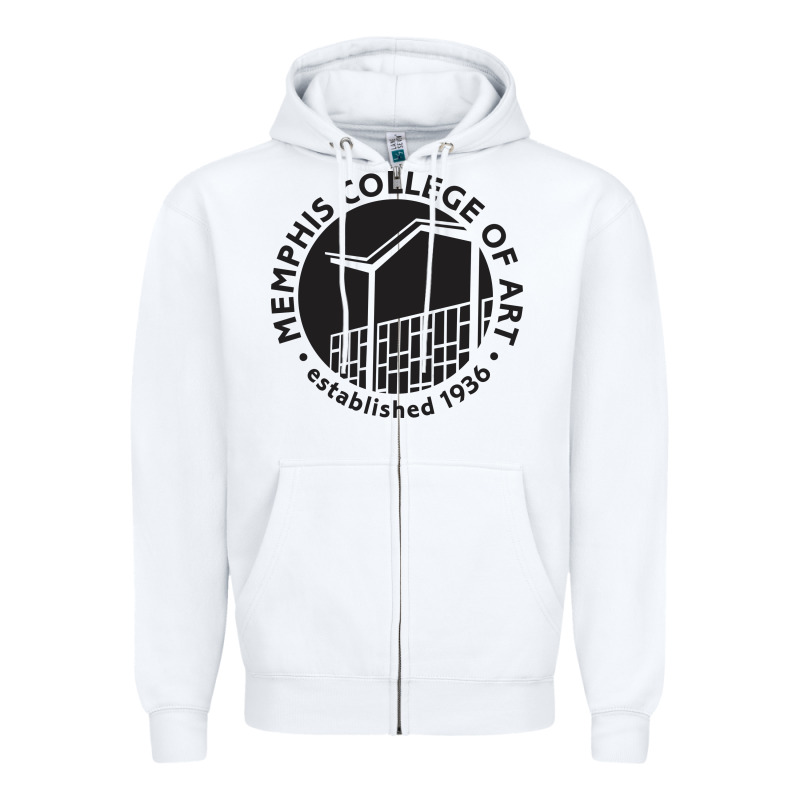 Memphis College Of Art Zipper Hoodie by linhVisuals | Teevron