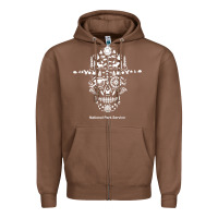 Chestnut national park service, skull animals hiking camping eliments t shirt Zipper Hoodie - linhVisuals