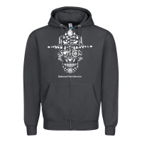 Smoke national park service, skull animals hiking camping eliments t shirt Zipper Hoodie - linhVisuals