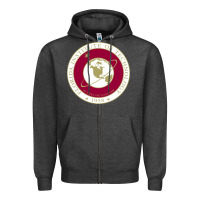 Charcoal Heather florida institute of technology Zipper Hoodie - linhVisuals