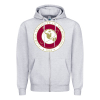 Heather Grey florida institute of technology Zipper Hoodie - linhVisuals