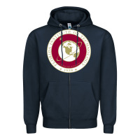 Navy florida institute of technology Zipper Hoodie - linhVisuals