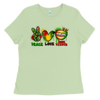 Matcha Peace love Juneteenth Ladies Tee - FaDigitalArtStudio