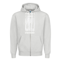 Dove Grey violates community standards apparel community t shirt Zipper Hoodie - linhVisuals