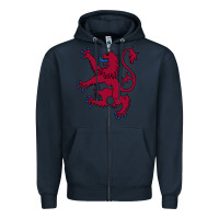 Lion Rampant Of Scotland, Royal Banner, Royal Arms, Scottish Pride Zipper Hoodie | Teevron
