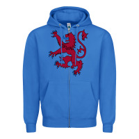True Royal lion rampant of scotland, royal banner, royal arms, scottish pride Zipper Hoodie - linhVisuals