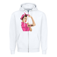 White believe cancer awareness women gift Zipper Hoodie - linhVisuals