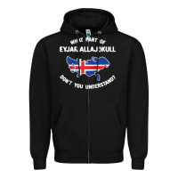 What Part Of Eyjafjallajökull Don't You Understand Raglan Baseball Te Zipper Hoodie | Teevron