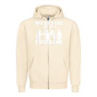 Sandshell we're here for the foursome funny sarcasm golf lover golfer t shirt Zipper Hoodie - linhVisuals