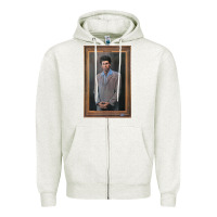 Oatmeal Heather seinfeld the kramer portrait t shirt Zipper Hoodie - linhVisuals