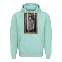 Seafoam seinfeld the kramer portrait t shirt Zipper Hoodie - linhVisuals