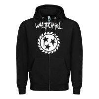 Black whitechapel dbfc t shirt Zipper Hoodie - linhVisuals