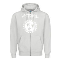 Dove Grey whitechapel dbfc t shirt Zipper Hoodie - linhVisuals