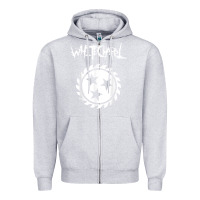 Heather Grey whitechapel dbfc t shirt Zipper Hoodie - linhVisuals