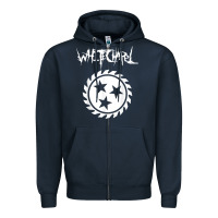 Navy whitechapel dbfc t shirt Zipper Hoodie - linhVisuals
