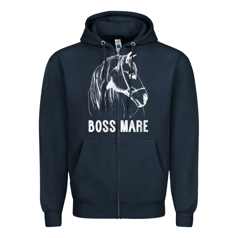 Womens Boss Mare Horseback Riding Equestrians Men Horse Women Gift V N Zipper Hoodie by linhVisuals | Teevron