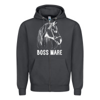 Smoke womens boss mare horseback riding equestrians men horse women gift v n Zipper Hoodie - linhVisuals