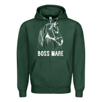 Sports Green womens boss mare horseback riding equestrians men horse women gift v n Zipper Hoodie - linhVisuals