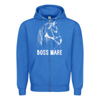 True Royal womens boss mare horseback riding equestrians men horse women gift v n Zipper Hoodie - linhVisuals