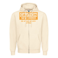 Caution New Student Driver Funny Zipper Hoodie | Teevron