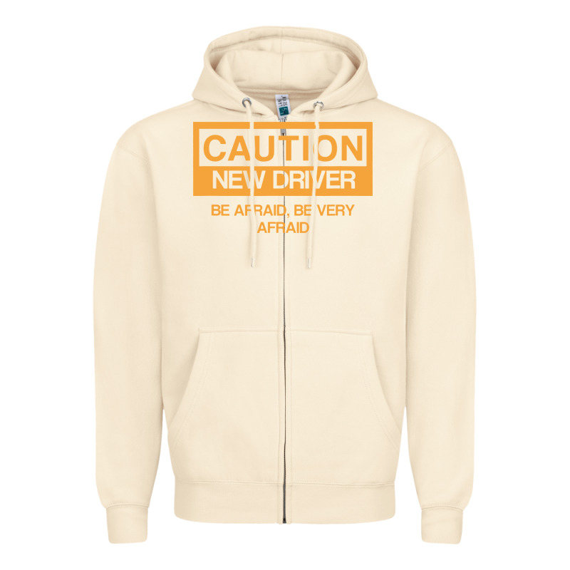 Caution New Student Driver Funny Zipper Hoodie by linhVisuals | Teevron