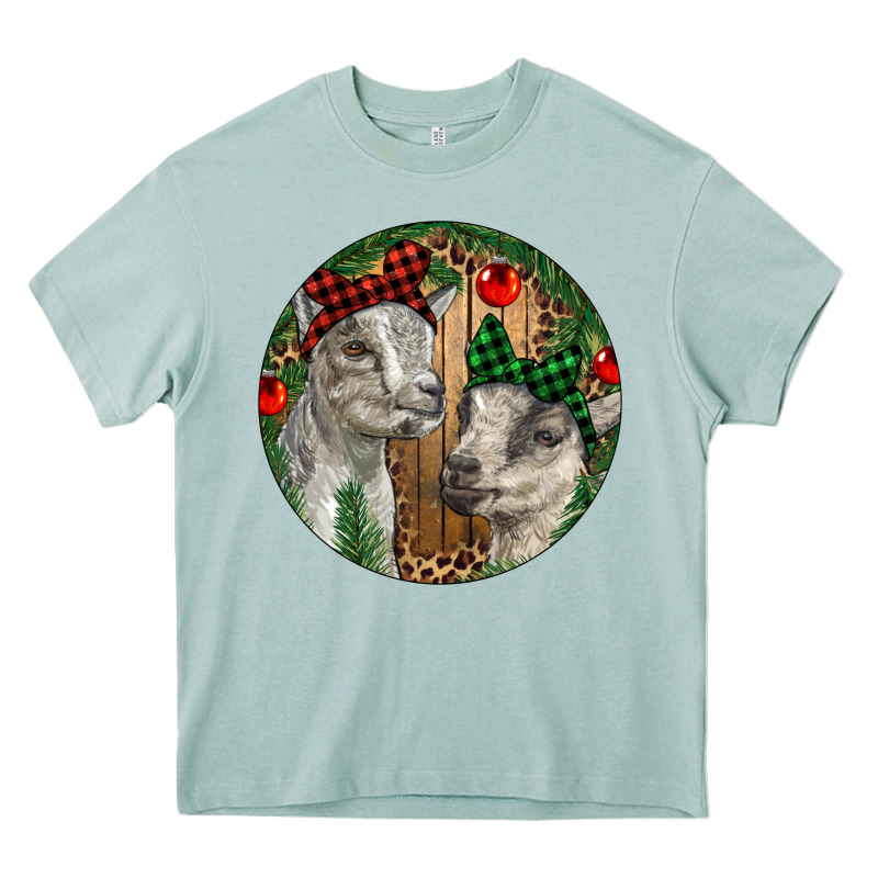 Baby Goats Christmas Heavy Core Tee by RanaPortraitStore | Teevron