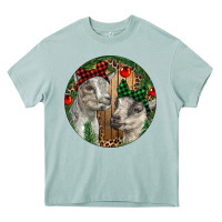 Arona Baby Goats Christmas Heavy Core Tee - RanaPortraitStore