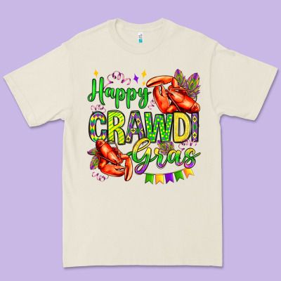 Happy Crawdi Gras Olivia Premium Tee Designed By Oliviacreatesart