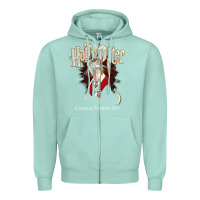 Seafoam hairy otter [tb] Zipper Hoodie - linhVisuals
