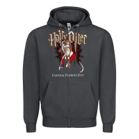 Smoke hairy otter [tb] Zipper Hoodie - linhVisuals