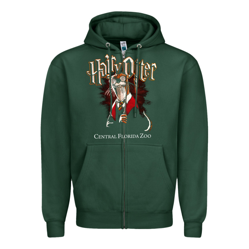 Hairy Otter [tb] Zipper Hoodie by linhVisuals | Teevron