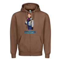 Chestnut hans frozen Zipper Hoodie - linhVisuals