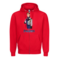 Red hans frozen Zipper Hoodie - linhVisuals